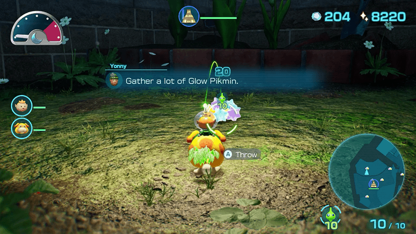 Pikmin 4 - Quickly Collect Glow Pellets
