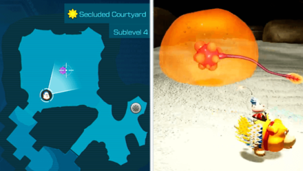 Pikmin 4 - Foolix is Located at Secluded Courtyard