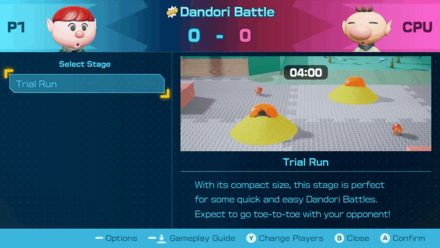 Pikmin 4 - Dandori Battle in Title Screen