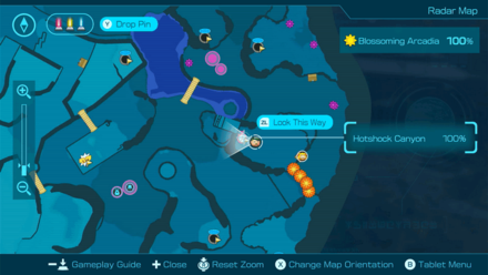 Pikmin 4 - Hotshock Canyon Map Location