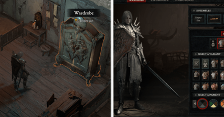 Diablo IV - Wardrobe and Wardrobe UI