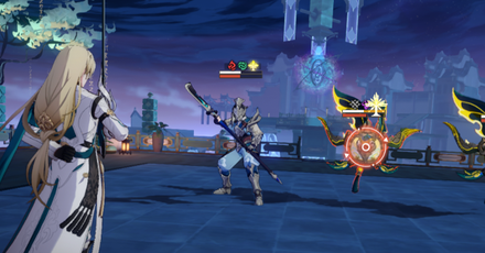 Star Rail - Legends Past and Present Scene 2 - Attack the Illumination Dragonfish to deal extra DMG to enemies