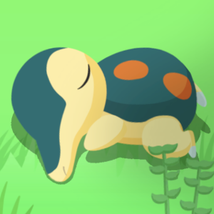 Sleeping cyndaquil hot sale