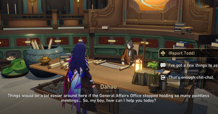 Honkai Star Rail - Dahao Conversation