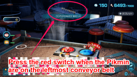 Pikmin 4 - How to Solve the Conveyor Belt Puzzle Step 3