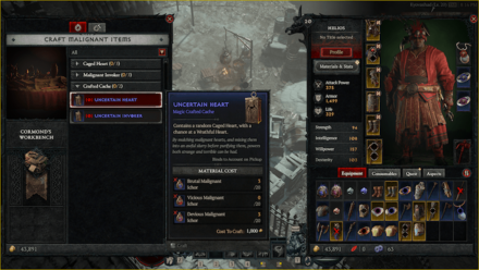 Diablo 4 - Craft Uncertain Heart
