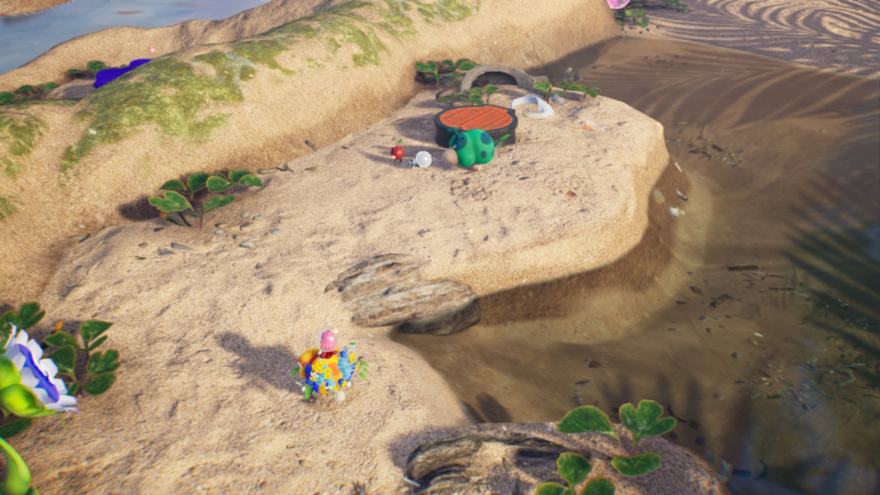 Pikmin 4 - first Dandori Battle in Serene Shores