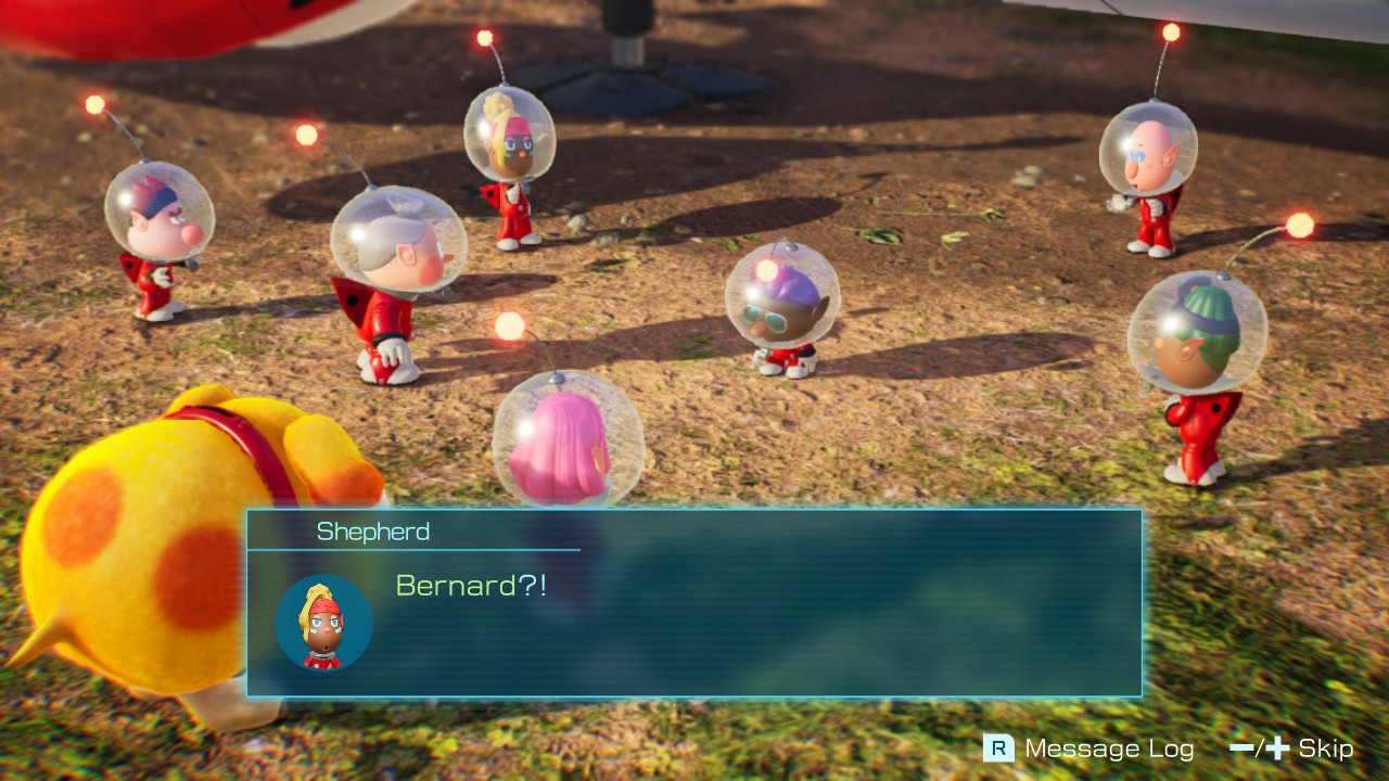 Pikmin 4 - Pilot of the Rescue Corps rescued