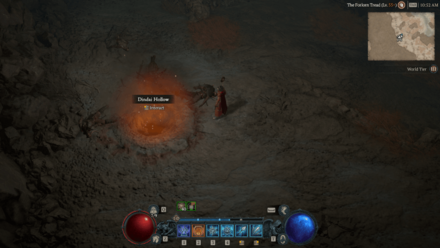 D4 Dindai Hollow Overworld Location