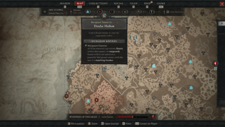 D4 Dindai Hollow Map Location