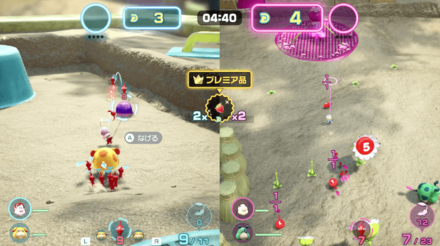 Pikmin 4 - Hot Sandy Duel - Defeat Enemies on Your Side