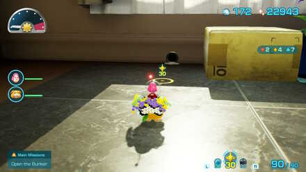Pikmin 4 - hole behind a box