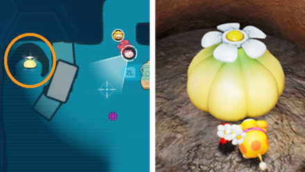 Pikmin 4 - Sun-Speckled Terrace Last-Frost Cavern Flarlic Location