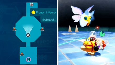 Pikmin 4 - Snowfake Fluttertail is Located at Frozen Inferno