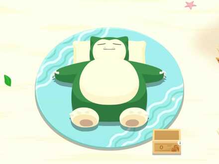 Pokemon Sleep - Cyan Beach Snorlax