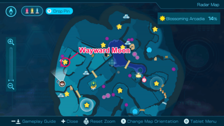 Pikmin 4 - Wayward Moon Map Location