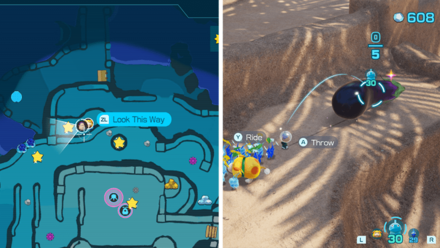 Pikmin 4 - Find Foolish Fruit on Map
