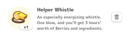 Pokemon Sleep - Helper Whistle