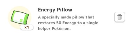 Pokemon Sleep - Energy Pillow