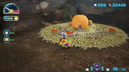 Pikmin 4 - Crunchy Deluge Overworld Location
