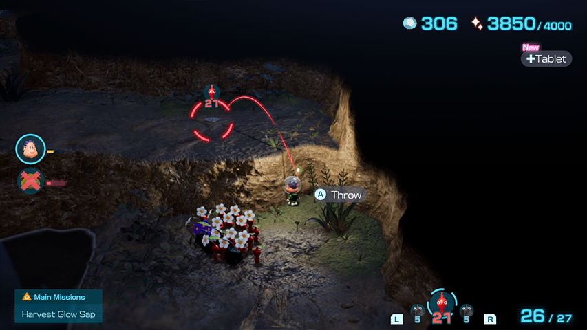 Pikmin 4 - Screw Works as Lock-on Target