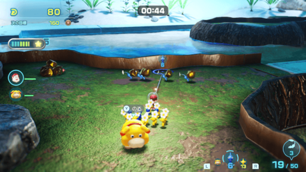 Pikmin 4 - Planning Pools - Let Bloomed Pikmin Carry the Gold Nuggets