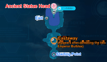 Pikmin 4 - Ancient Statue Head Map Location