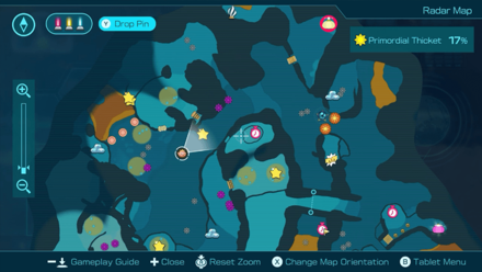 Pikmin 4 - Primordial Thicket Flarlic Map