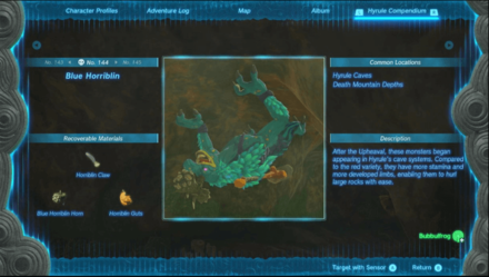 TOTK - Blue Horriblin Locations and How to Find