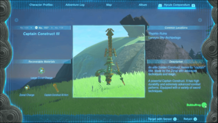 TOTK - Captain Construct III Locations and How to Find
