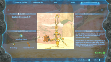 TOTK - Captain Construct IV Locations and How to Find