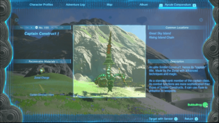 TOTK - Captain Construct I Locations and How to Find