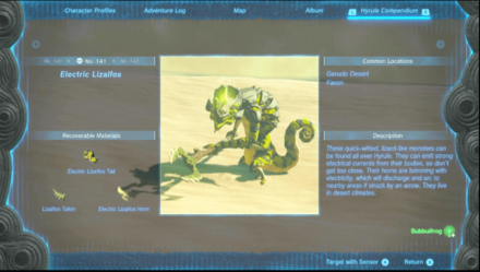 TOTK - Electric Lizalfos Locations and How to Find