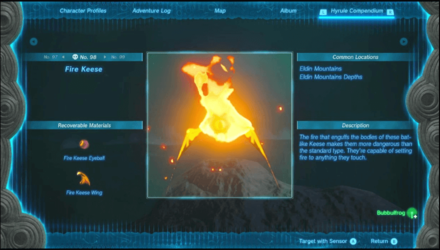 TOTK - Fire Keese Locations and How to Find