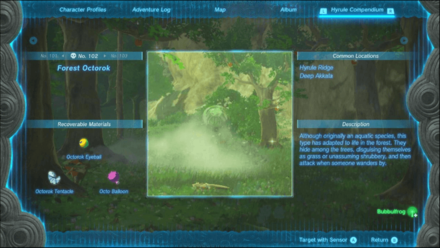 TOTK - Forest Octorok Locations and How to Find