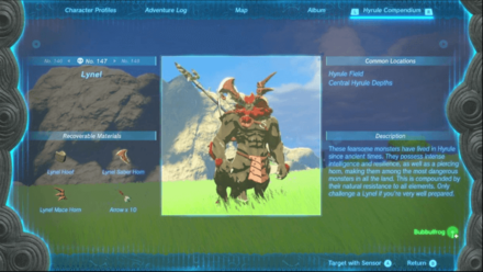 TOTK - Lynel Locations and How to Find