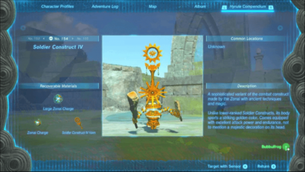 TOTK - Soldier Construct IV Locations and How to Find