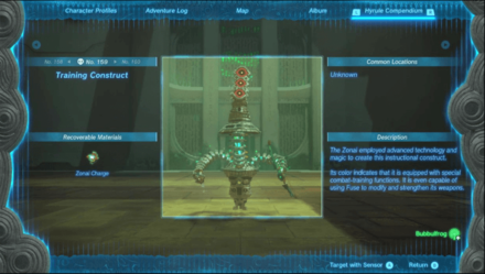 TOTK - Training Construct Locations and How to Find