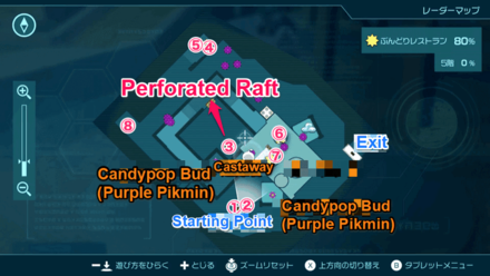 Pikmin 4 - Perforated Raft Map Location