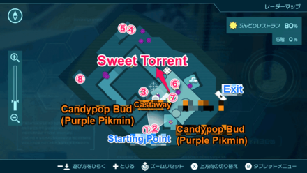 Pikmin 4 - Sweet Torrent Map Location