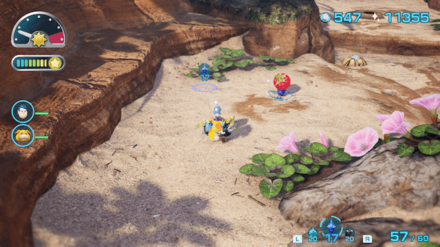 Pikmin 4 - Juicy Gaggle Overworld Location