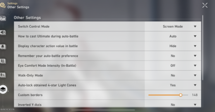 Honkai Star Rail - Switch Control Mode