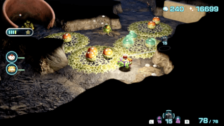 Pikmin 4 - Destroy Poison Mushrooms with White Pikmin