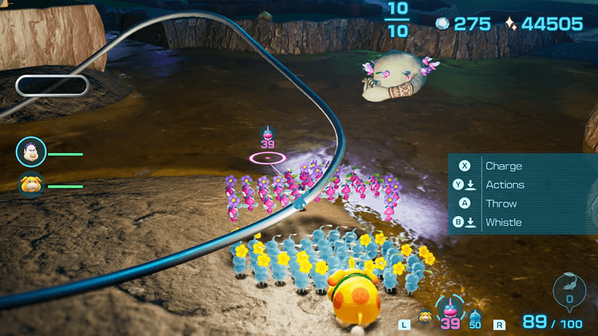 Pikmin 4 - Winged Pikmin Get Though Mud