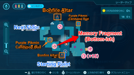 Pikmin 4 - Memory Fragment (Bottom-ish) Map Location