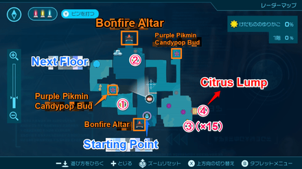 Pikmin 4 - Citrus Lump Map Location