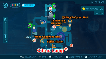 Pikmin 4 - Citrus Lump Map Location