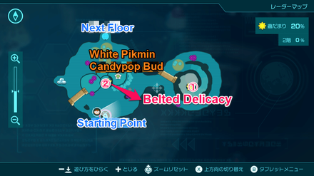 Pikmin 4 - Belted Delicacy Map Location