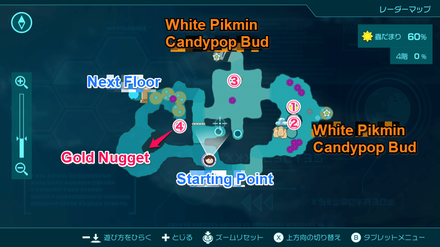 Pikmin 4 - Gold Nugget Map Location