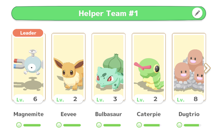Pokemon Sleep - High Energy Team